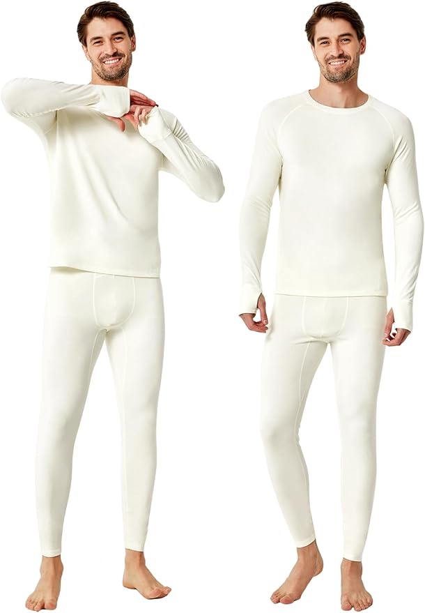 Thermal Underwear for Men: Micro-Fleece Lined Base Layer