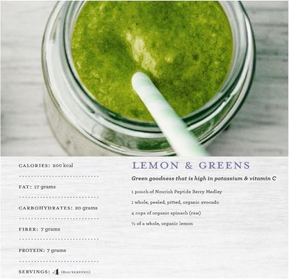 FUNCTIONAL FORMULARIES Nourish Organic Pediatric Peptide, Berry Medley, Tube Feed Formula, 20g Protein, 8g Fiber, 12 Oz (24 Pack)