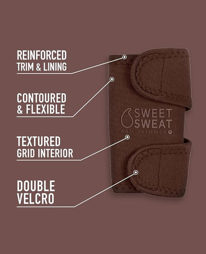 Sports Research Sweet Sweat Waist Trimmer (Core Series) - Premium Sweat Enhancing Fitness Band for Women & Men