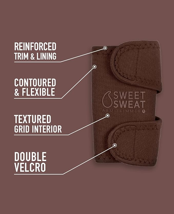 Sports Research Sweet Sweat Waist Trimmer (Core Series) - Premium Sweat Enhancing Fitness Band for Women & Men