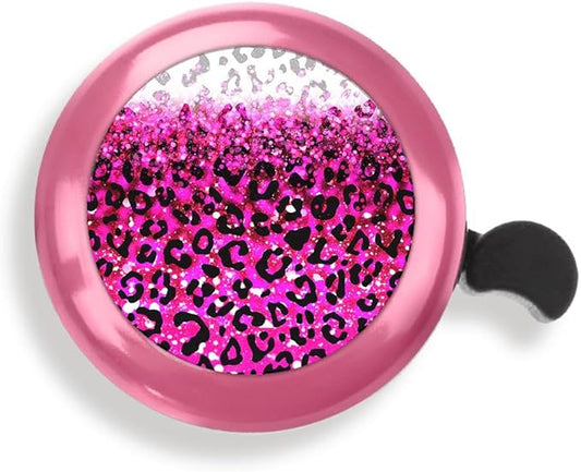 WIRESTER Pink Aluminum Round Bike Bell, Classic Ring Bicycle Bell, Bike Accessories Bell Ring for Adults Kids Girls Boys