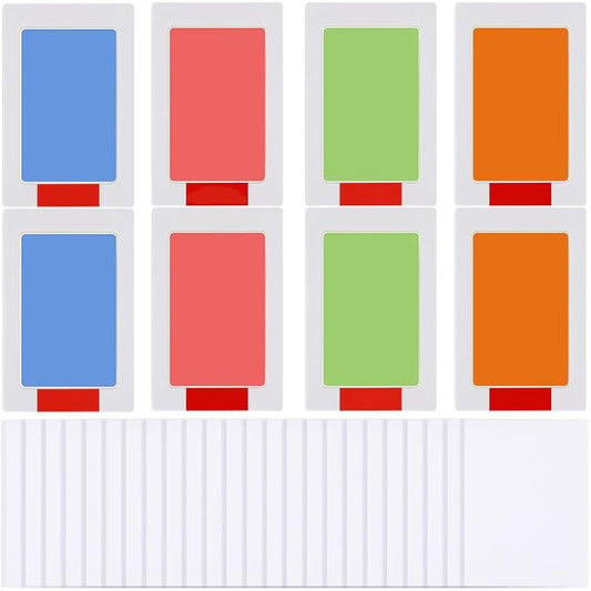 Jetec 8 Set Inkless Baby Footprint and Handprint Kit, Clean Touch Ink Pad for Baby Hand and Footprints, Dog Paw Print Kit with Ink Pads and Imprint Cards for Newborns Babies Pets Gifts (Multicolor)