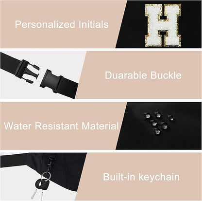 MAXTOP Large Crossbody Fanny Pack with 4-Zipper Pockets,Gifts for Enjoy Sports Festival Workout Traveling Running Casual Hands-Free Wallets Waist Pack Phone Bag Carrying All Phones