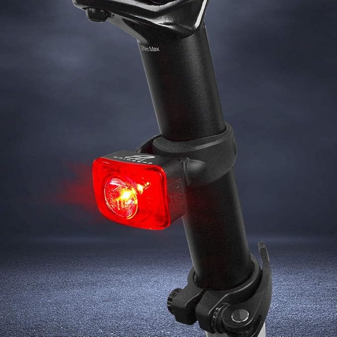 BV Bike Lights, Super Bright with 5 LED Bike Headlight & 3 LED Rear, Bike Lights for Night Riding with Quick-Release, Waterproof Bicycle Light Set, Bike Accessories, Bicycle Accessories, Flashlight