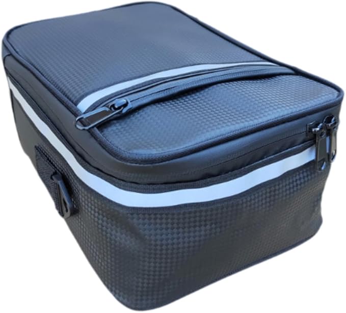 Bike Rack Rear Bag Bicycle Trunk Pannier Rainproof Easy to Install Cycling Bag Mountain Bike Backseat for Travel Outdoor, 24.5cmx16.5cmx11cm