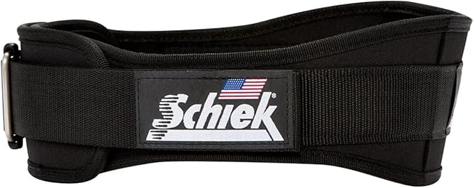 Schiek Sports Model 2004 Nylon 4 3/4" Weight Lifting Belt - Black