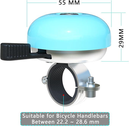Greallthy Bike Bell Classic Bike Bells for Adults Kids, Bicycle Bell for Handlebars Adult, Loud Sound Beach Cruiser Mountain Bike Bell Accessories.