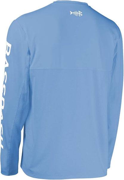 BASSDASH Fishing T Shirts for Men UV Sun Protection UPF 50+ Long Sleeve Tee T-Shirt