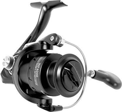 Spinning Fishing Reels for Saltwater Freshwater, 3000/4000 Series Fishing Spool Left/Right Interchangeable, 7+1 Real Ball Bearings, Real 5.2:1 Gear Ratio