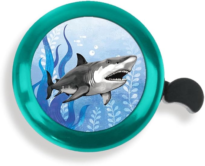 WIRESTER Green Aluminum Round Bike Bell, Classic Ring Bicycle Bell, Bike Accessories Bell Ring for Adults Kids Girls Boys