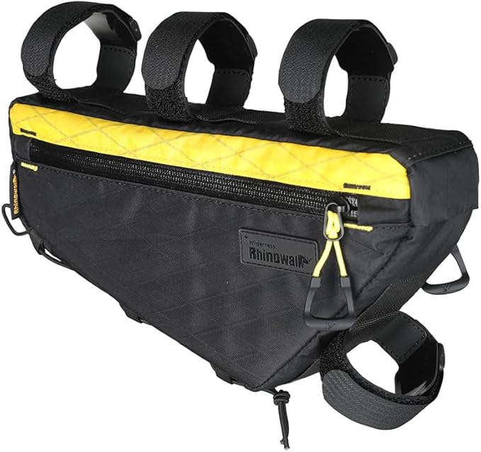 Rhinowalk Bicycle Front Frame Bag Bike Under Top Tube Triangle Bag Lightweight 1.7L Cycling Accessories Nylon Pack Pouch for Mountain Road Bike