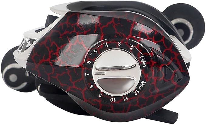 Baitcaster Reels, Lightweight Bait Caster Reel - 7.2:1 Gear Ratio, Up to 22lbs Drag Capacity, Magnetic Brakes, Perfect for Saltwater Fishing and Surf Fishing Rods