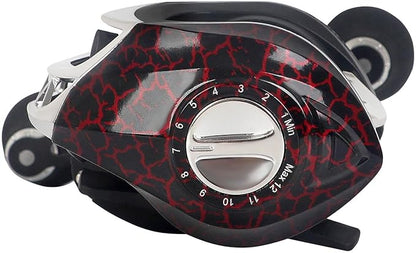 Baitcaster Reels, Lightweight Bait Caster Reel - 7.2:1 Gear Ratio, Up to 22lbs Drag Capacity, Magnetic Brakes, Perfect for Saltwater Fishing and Surf Fishing Rods