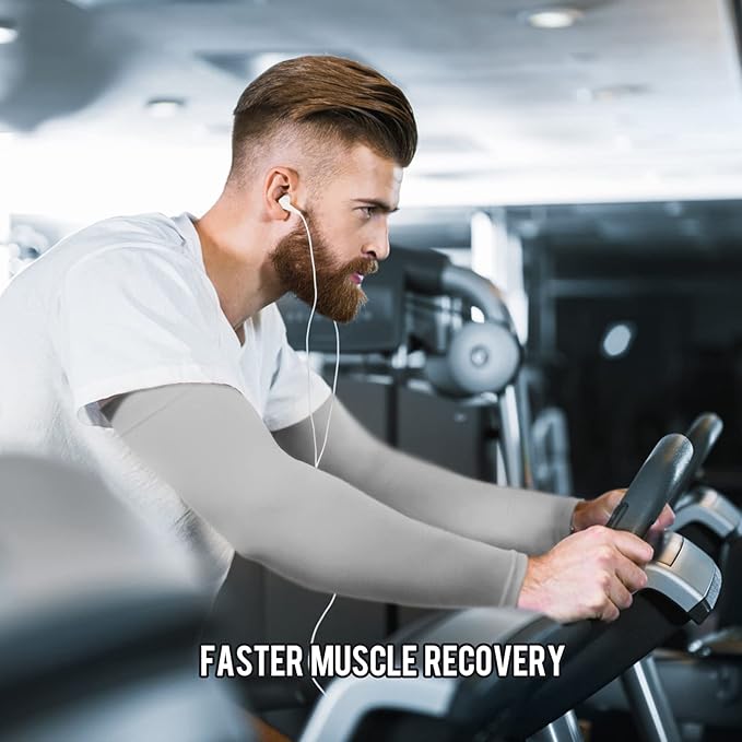 GOUNOD Arm Sleeves for Men Women,Compression Sleeves to Cover Arms for Men Working,Sun Sleeves for Men UV Protection