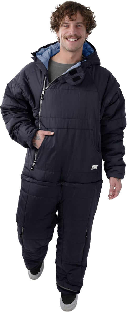 Selk'bag SWYTCH Original Wearable Sleeping Bag & Jacket | Convertible 2-in-1 Design, Water-Resistant, Eco-Friendly for Camping, Hiking, Travel, Skiing and Casual Use