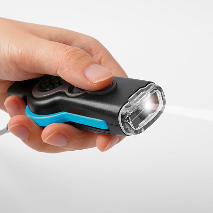 Emergency Survival Function Whistle, Outdoor Multifunctional Tool Safety Whistle with Lanyard, Ideal for Kayaking, Boating, Hiking, Camping, Climbing, Hunting, Fishing, Rescue Signaling