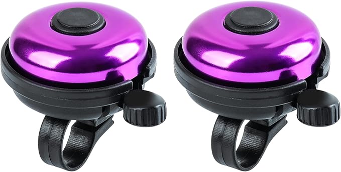 Classic Bike Bell, Aluminum Bicycle Bell, Loud Crisp Clear Sound Bicycle Bike Bell for Adults Kids