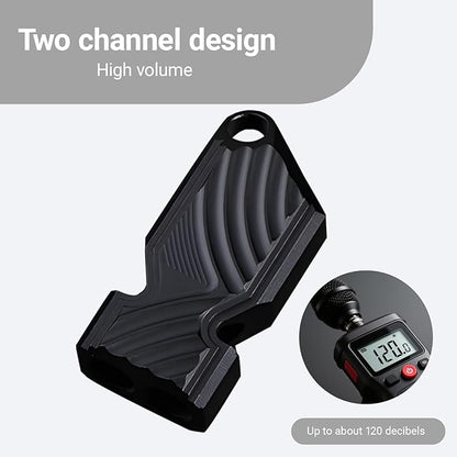 Emergency Whistle with Lanyard - 120dB High Decibel Emergency Safety Whistle for Hiking, Camping, Boating, Fishing, Kayaking and Rescue Signaling.