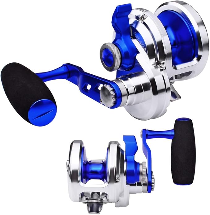 PROBEROS Conventional Reel Trolling Reels - Lever Drag Deep Sea Ocean Big Game Offshore Jigging Fishing Reels