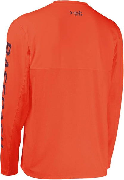 BASSDASH Fishing T Shirts for Men UV Sun Protection UPF 50+ Long Sleeve Tee T-Shirt