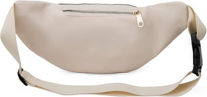 DAITET Crossbody Fanny Pack for Men&Women,Large Waist Bag & Hip Bum Bag with Adjustable Strap for Outdoors Workout Traveling Casual Running Hiking Cycling