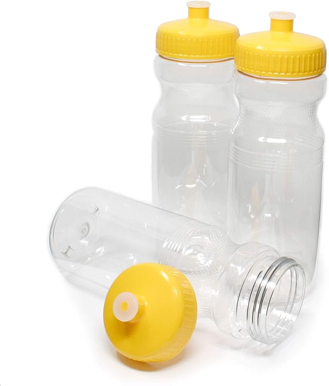 Rolling Sands BPA-Free 24 Ounce Water Bottles, 3 Pack, Made in USA