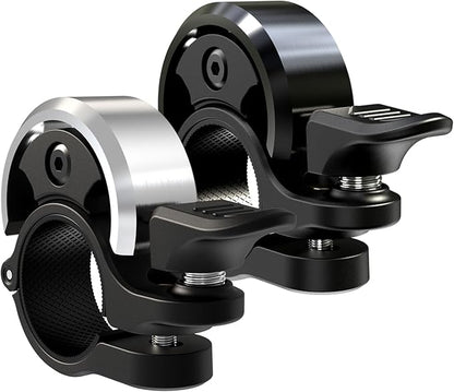 Greallthy Bike Bell, Aluminum Alloy Bicycle Bell with Clear Loud Sound, Bike Bells for Adults and Kids, Sturdy and Compact Bell Fits 0.75-1in(19-25.4mm) Handlebar for Mountain, Road Bikes.