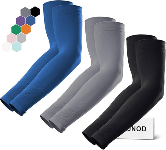 GOUNOD Arm Sleeves for Men Women,Compression Sleeves to Cover Arms for Men Working,Sun Sleeves for Men UV Protection