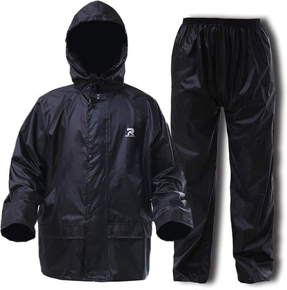 RainRider Rain Jacket Pants Suits for Men Women Waterproof Lightweight Rain Gear Workwear