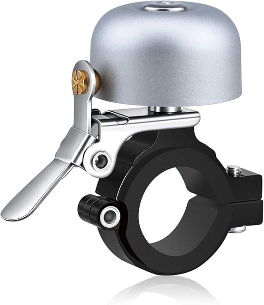 Greallthy Bike Bell Classic Brass Bicycle Bell,Bike Bells for Adults Kids, Loud Retro Bell for Road & Mountain Bikes, Universal Handlebar Fit.