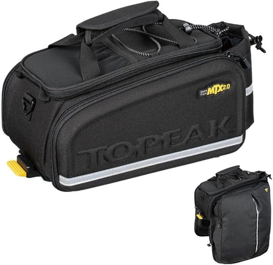 Topeak MTX TrunkBag - Rear Bicycle Bag - Spacious Storage and Easy Mounting