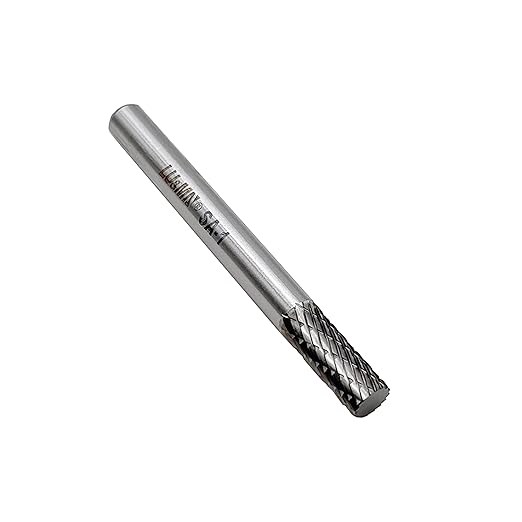 SA-1 Cylindrical End Head Rotary Burr for Efficient Grinding,4pcs by LU&MN