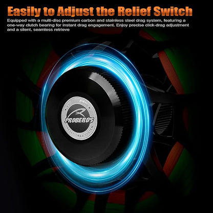 Fly Fishing Reel Fly Reels - Large Arbor CNC-Machined Aluminum Alloy Body Light Weight 5/7, 7/9, 9/10 wt (Black, Green, Silver/Blue, Gray-Green, Silver-Blue,Gunmetal,Ice Blue,Sapphire Blue)