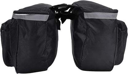 Ejoyous Pannier Bag, 25L Saddle Bag Cycling Rear Rack Luggage Carrier Trunk Bag for Mountain Road Seat