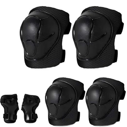 Gradient Color Knee Pads for 2-14+ Ages Kids Knee Elbow Pads Wrist Guards with Drawstring Bag Adjustable Protective Gear Set for Girls Boys Roller Skating Bike Cycling Skateboard Scooter