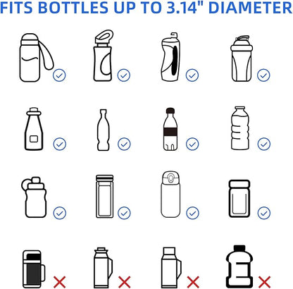 NOOLA Fanny Pack Waist Bag for Men Women, Lightweight Waist Pack with Water Bottle Holder, Adjustable Belt Bag with Multi-Pockets for Hiking, Dog Walking, Outdoor, Cycling, Running, Travel, Grey