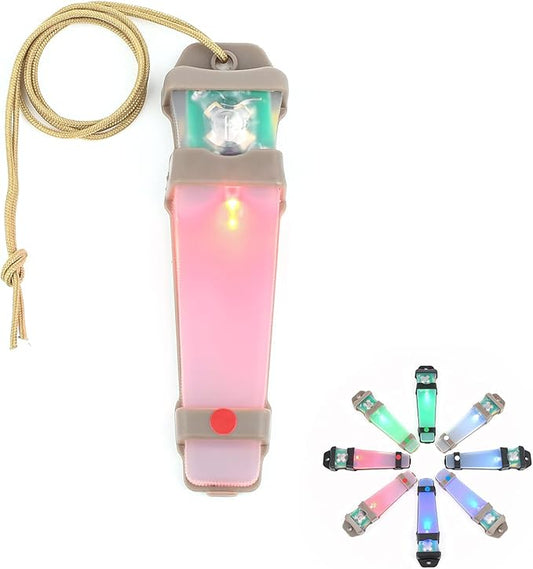 Personal Identification Marker - Tactical Helmet Light, Portable Survival Signal Light for Hiking, Boating, Cycling, Fishing