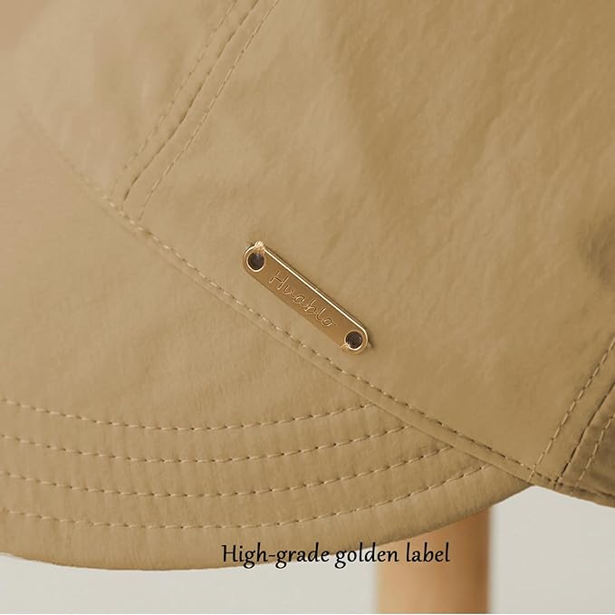 huablo]UPF 50+Womens Sun Hat UV Protection Hiking Fishing Hats Wide Brim Hat Adjustable Ponytail Packable Sun Cap