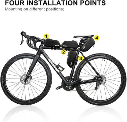 Rhinowalk Top Tube Bag - Stable & Waterproof Professional Cycling Accessory