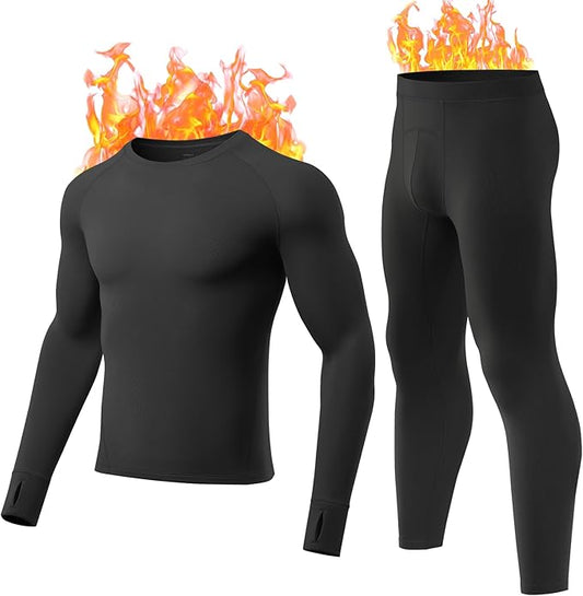 Thermal Underwear for Men: Micro-Fleece Lined Base Layer