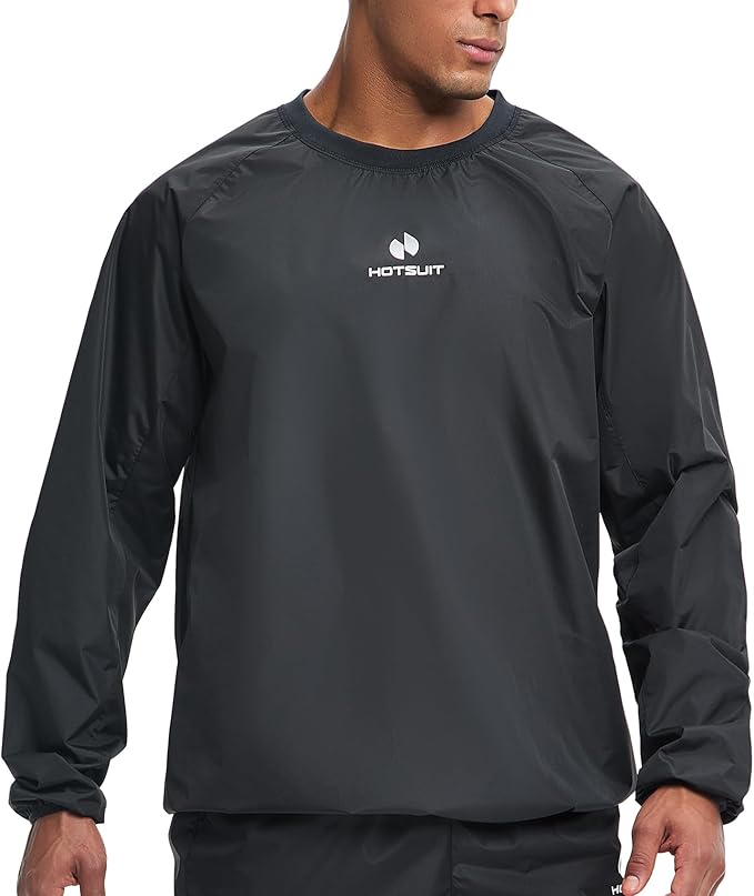 HOTSUIT Sauna Suit Men Anti Rip Sweat Suits Gym Boxing Workout Jackets