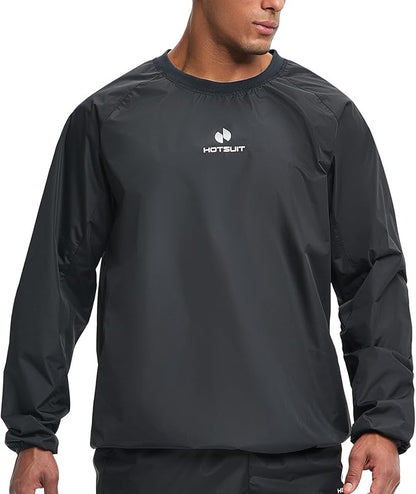 HOTSUIT Sauna Suit Men Anti Rip Sweat Suits Gym Boxing Workout Jackets