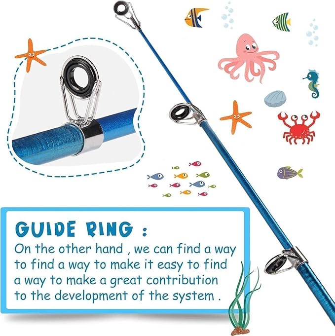 Mini Spinning Reel & Rod Combos with Telescopic Fishing Rod Reel Lures Fishing Line Set Fishing Combos for Kids/Beginners