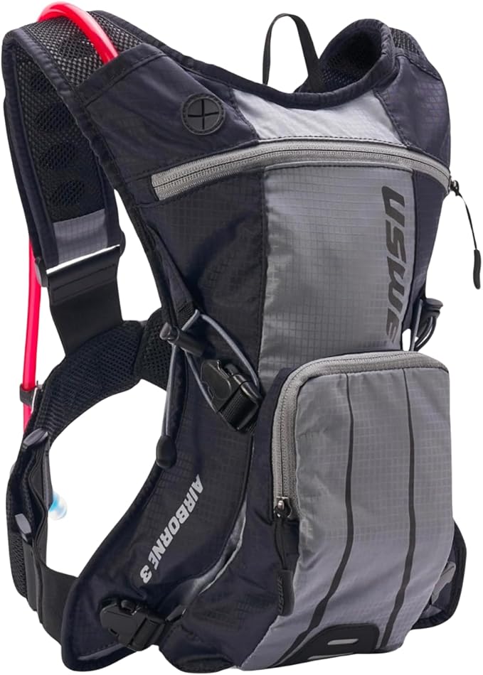 USWE Airborne Limited Race Edition with Water Bladder Included, Hydration Backpack for Men and Women, Ideal for MTB, Cycling, Mountain Biking