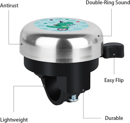 MZELQ Bicycle Bell Cute Clear Sound Adjustable Size Aluminum Bike Accessories Bell Ring for Girls Women Kids Adults