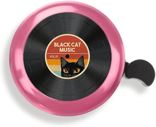 WIRESTER Pink Aluminum Round Bike Bell, Classic Ring Bicycle Bell, Bike Accessories Bell Ring for Adults Kids Girls Boys