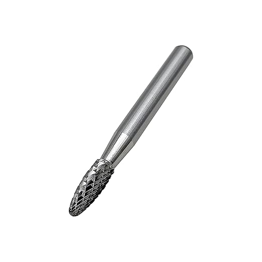 SH-1 Flame Shape Tungsten Carbide Rotary Burr for Metalworking,1pc by LU&MN