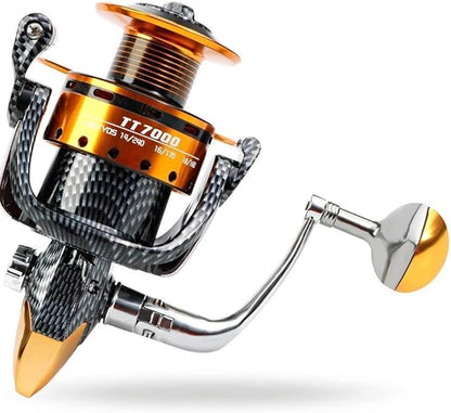 Fishing Reels- 12+1 BB, Light and Smooth Spinning Reels, Powerful Carbon Fiber Drag, Saltwater and Freshwater Fishing