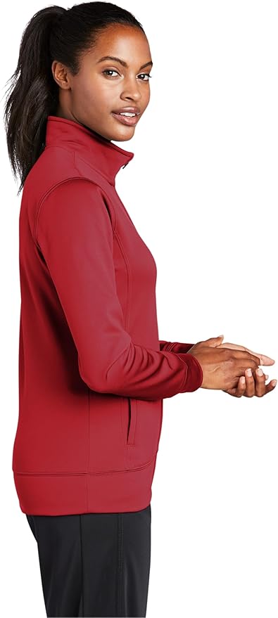Sport-Tek® Ladies Sport-Wick® Fleece Full-Zip Jacket. LST241
