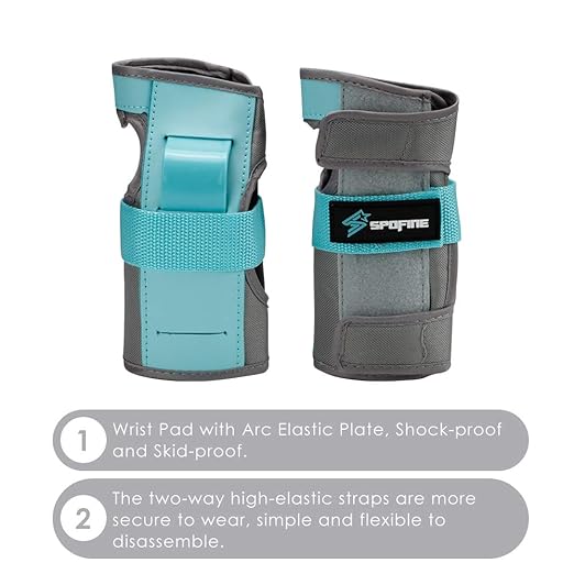 Kids Bike Helmet, Toddler Helmet for Youth Adult, Knee Pad Elbow Pad Wrist Guard Protective Gear Set for Skateboard, Bike, Skating, Cycling